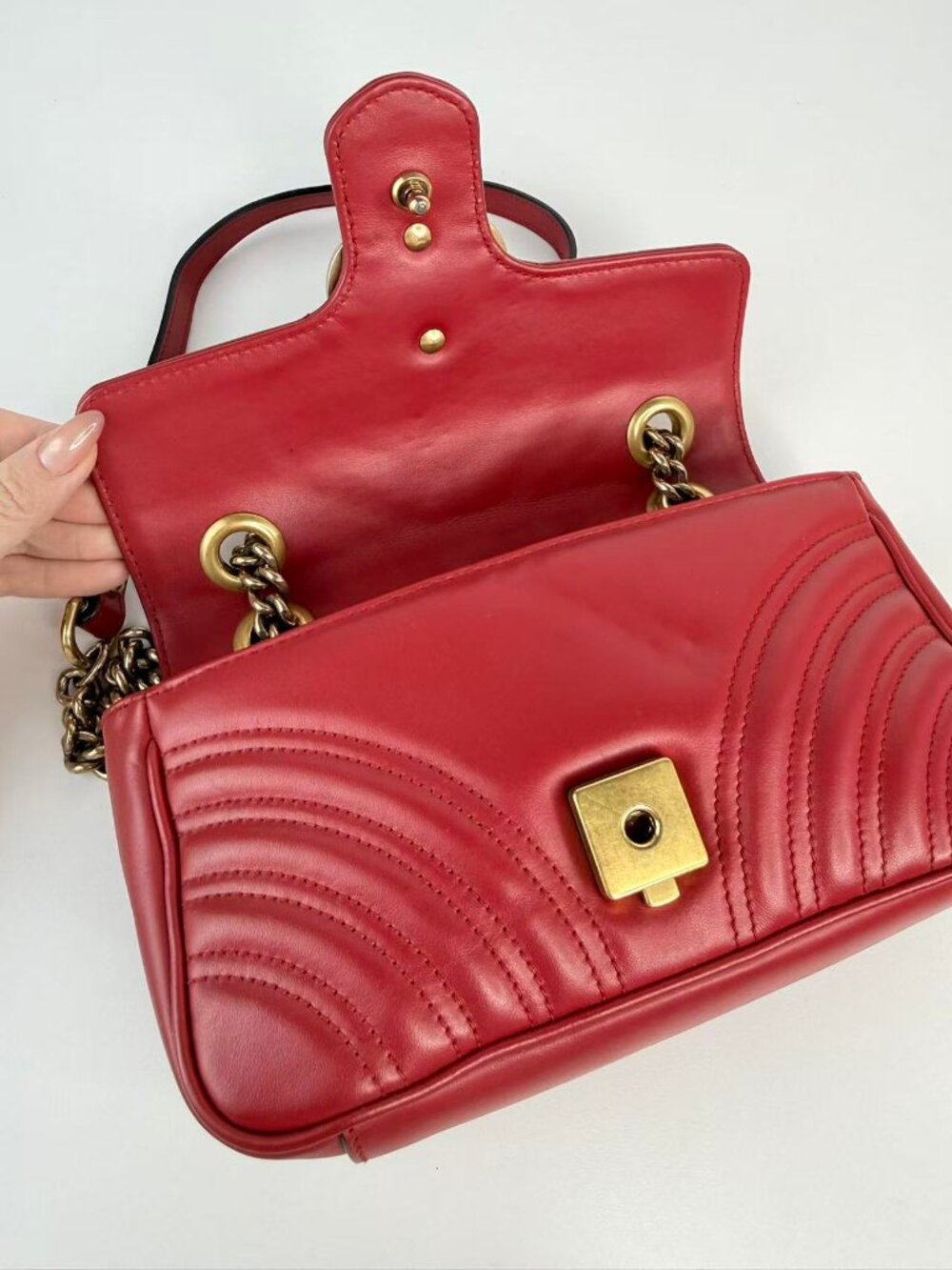 Gucci GG marmont Matelasse shoulder bag - Picture 11 of 12